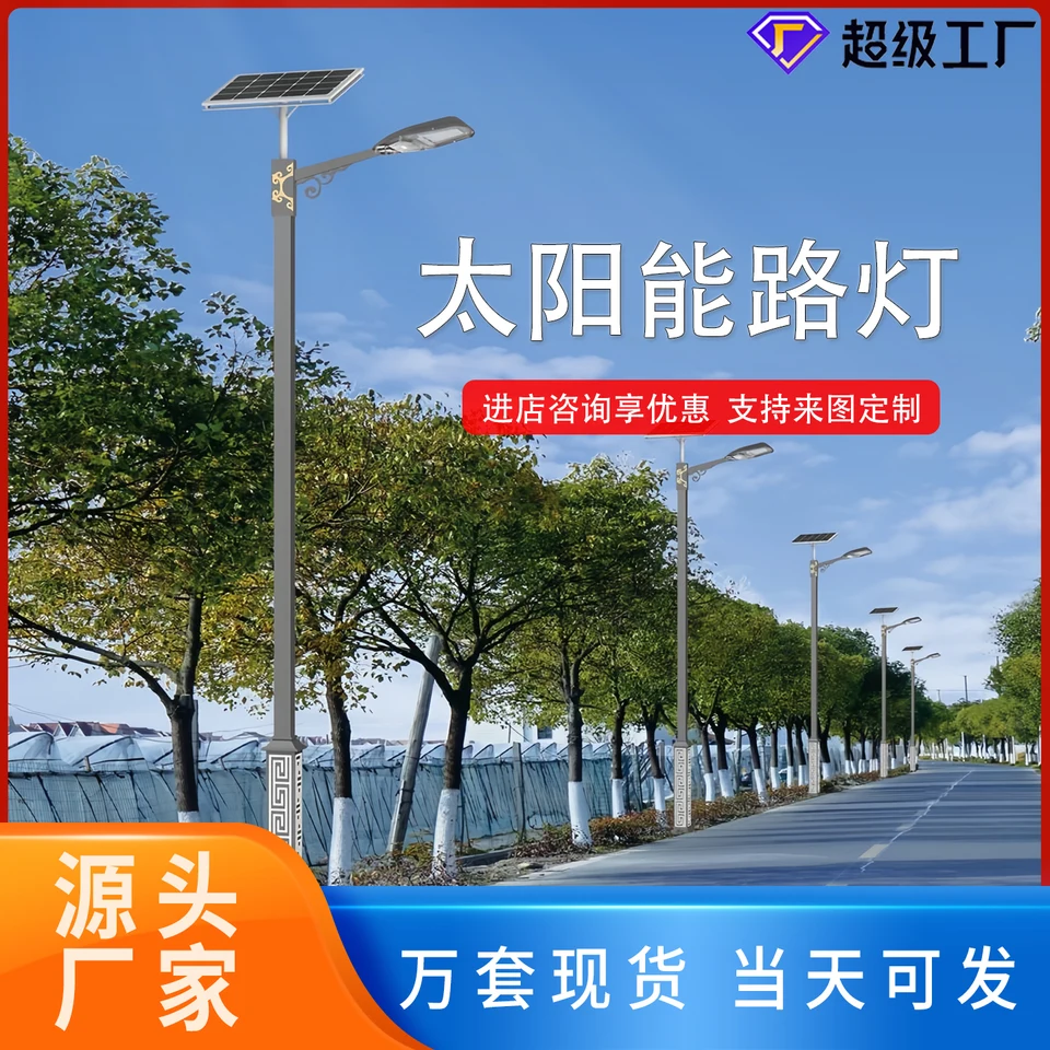 Solar Street Light — Ethnic Style